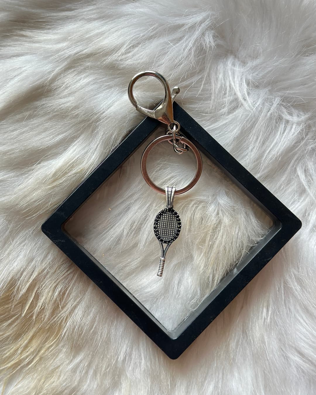 Badminton Racket Silver Charm