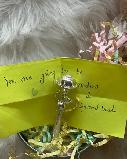 Single-Bell Baby Rattle Silver