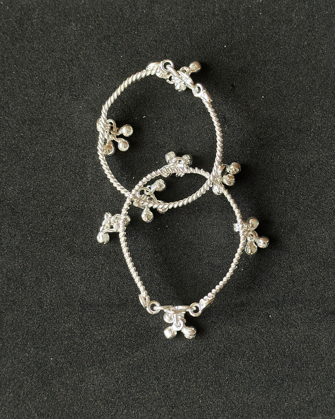 Ghungroo Baby Boy Silver Anklets Pair
