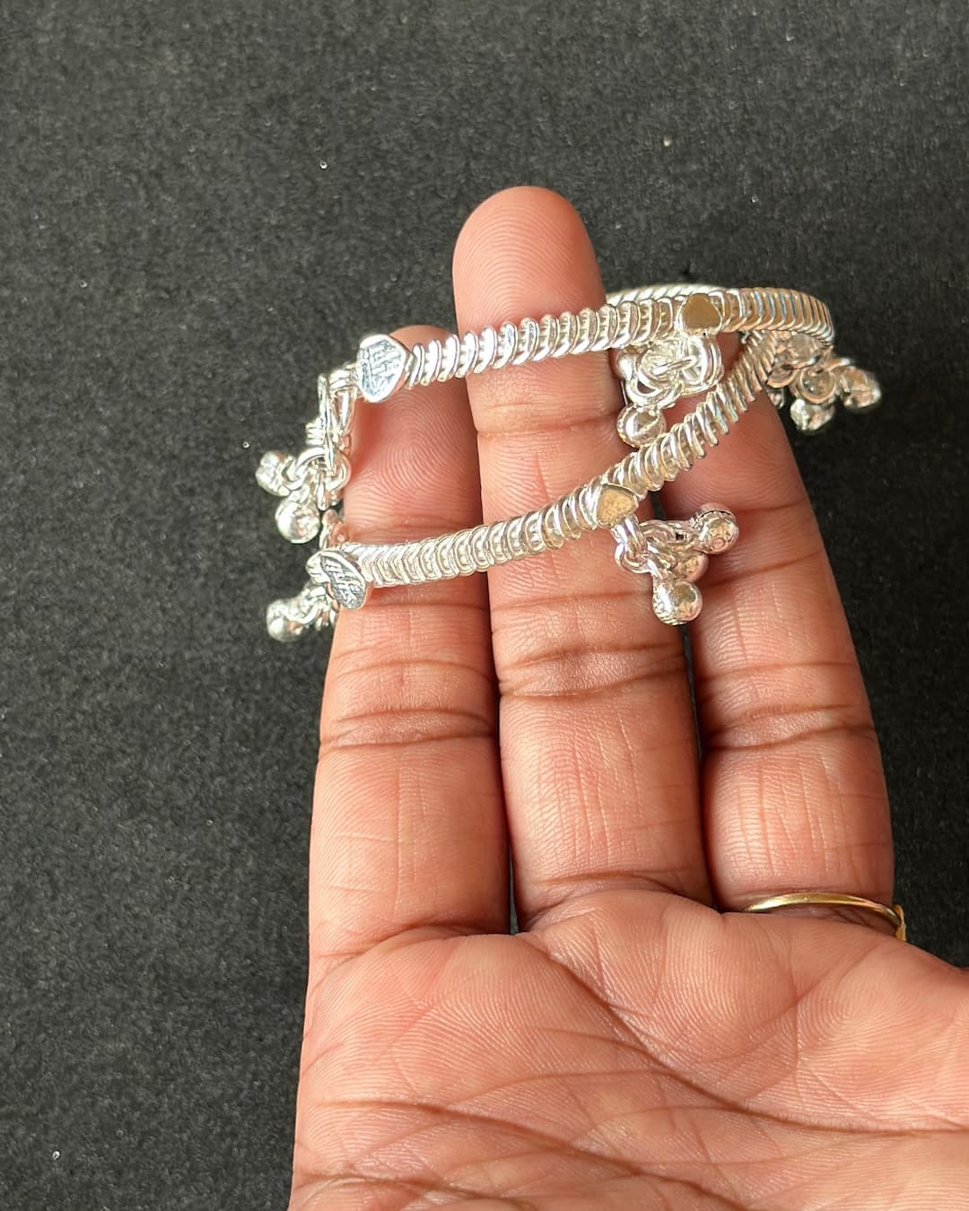 Ghungroo Baby Boy Silver Anklets Pair