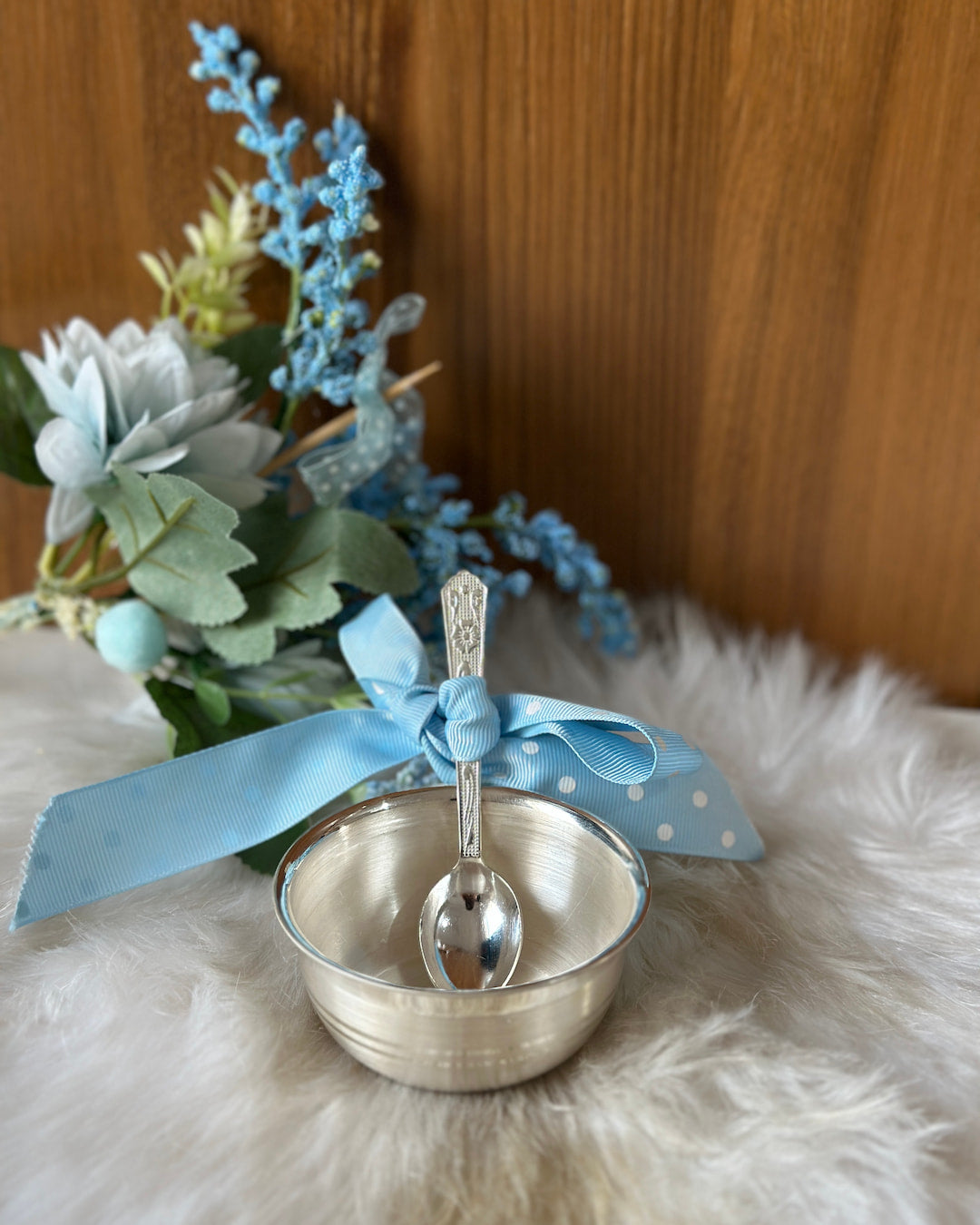 First-Feed Cup & Spoon Silver