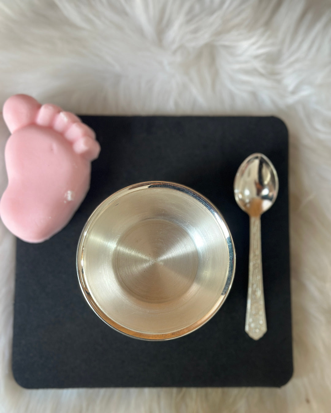 First-Feed Cup & Spoon Silver