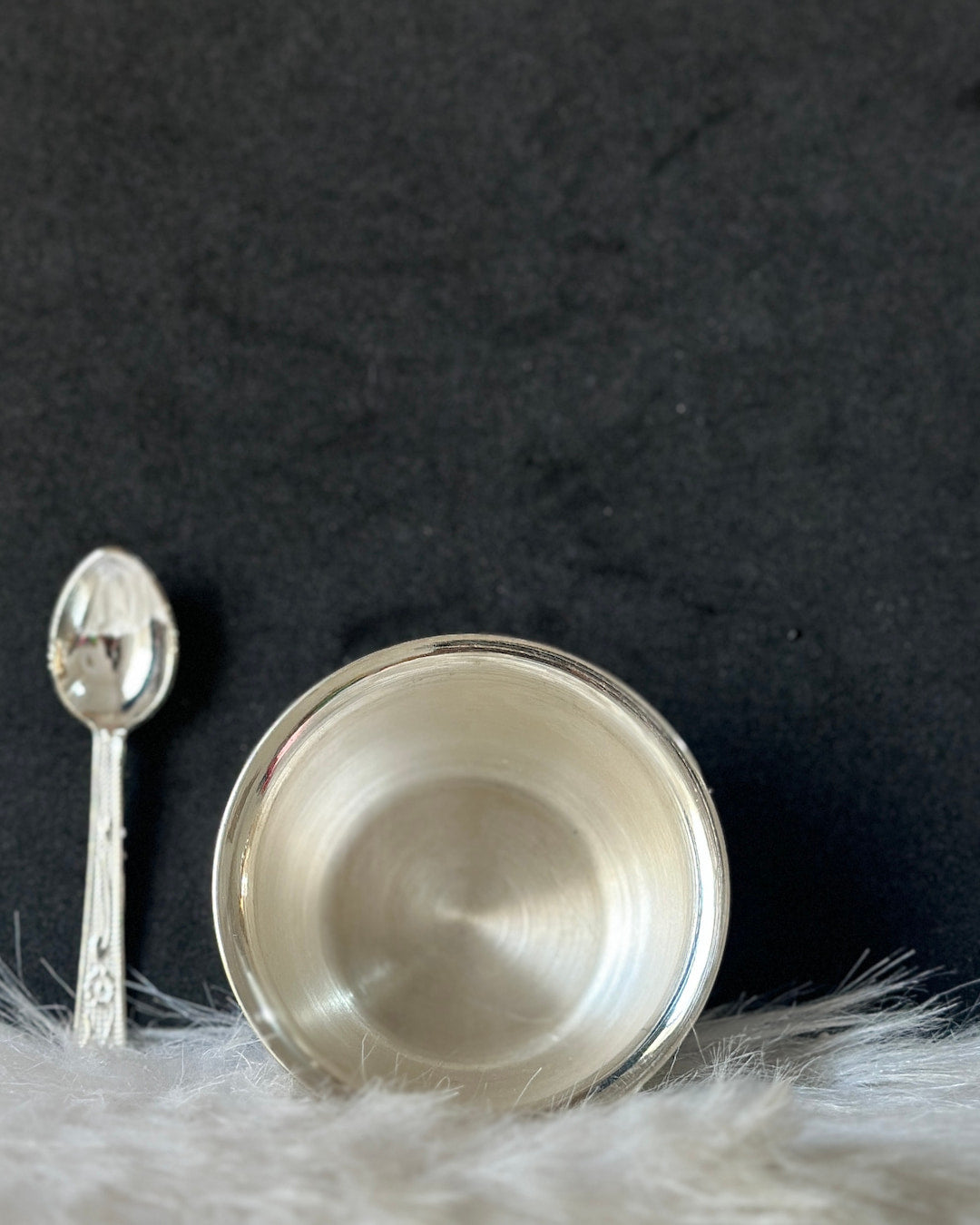First-Feed Cup & Spoon Silver