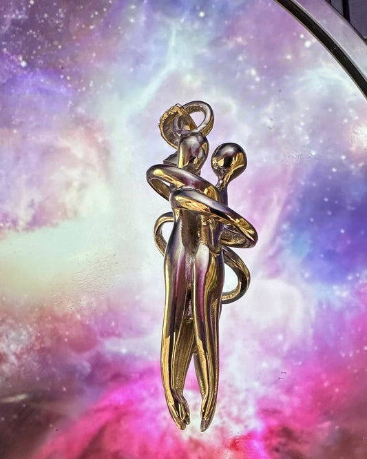 Embrace Knot Silver Pendant