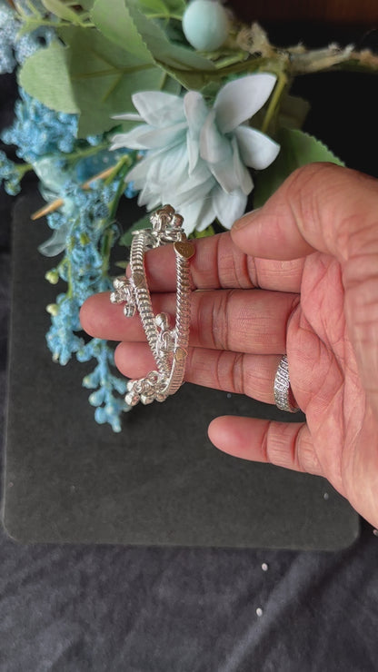 Ghungroo Baby Boy Silver Anklets Pair